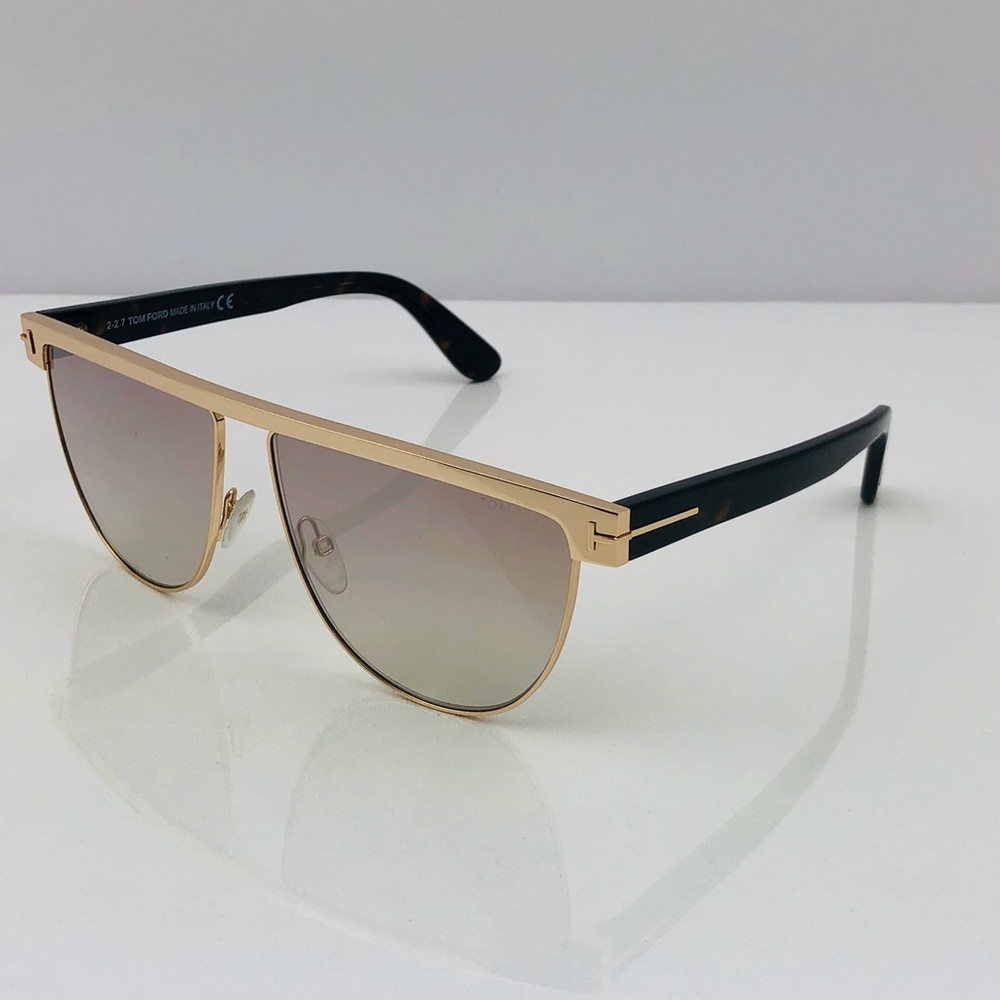 New Tom Ford Stephanie-02 Aviator Sunglasses - Picture 5 of 17